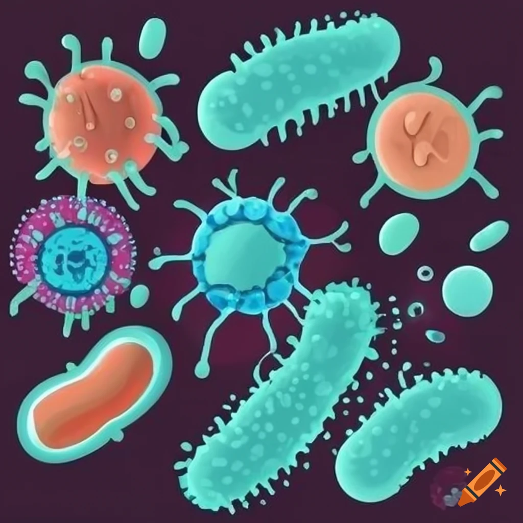 Many antibiotic resistance bacteria with medicine in wastewater on Craiyon