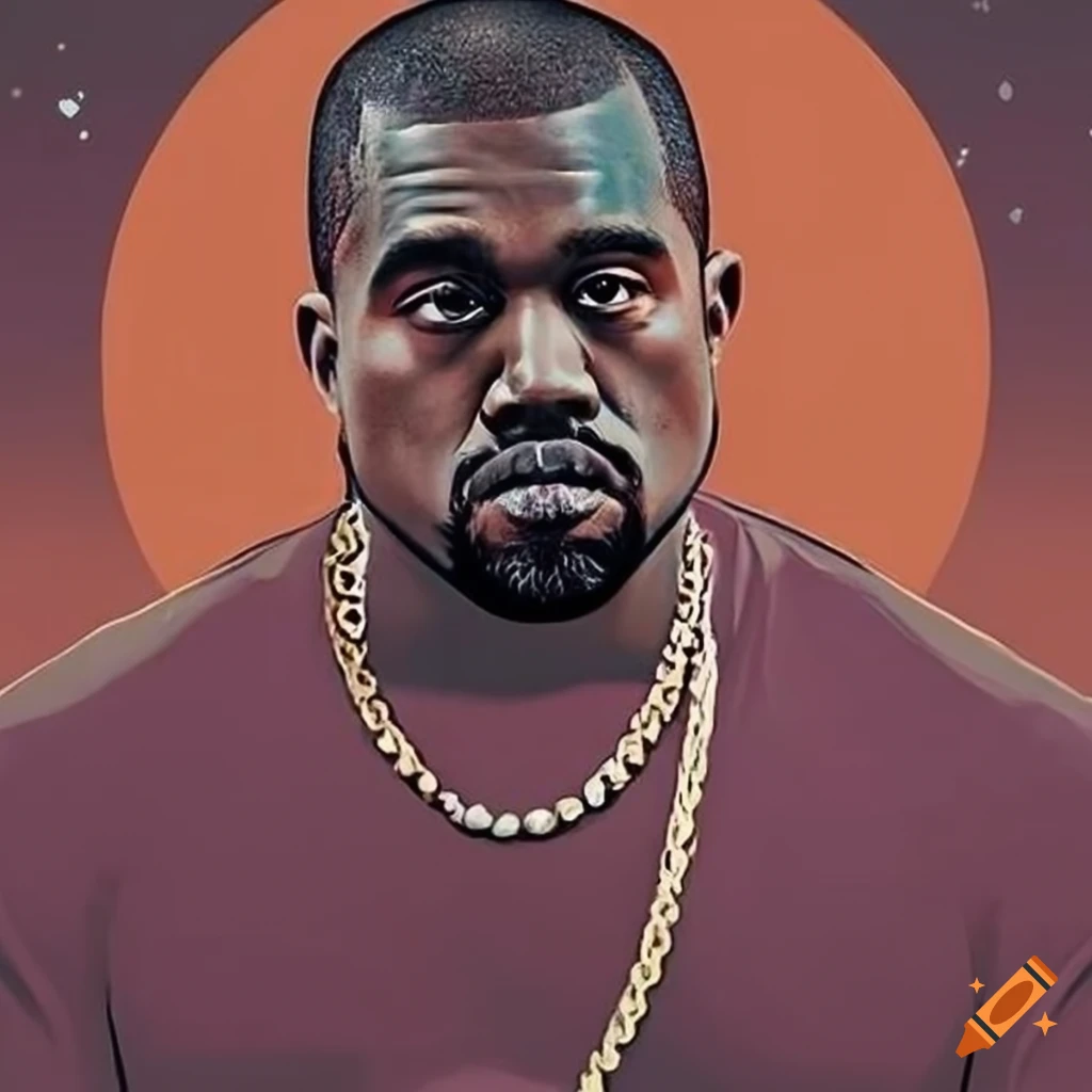 Kanye west poster on Craiyon