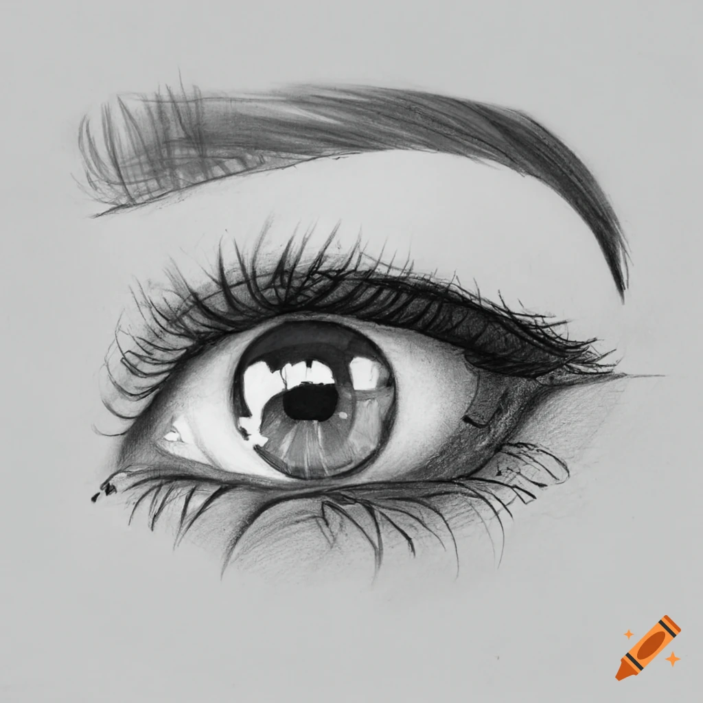 How to Draw a Realistic Eye - With Pencil- Drawing Tutorial - YouTube