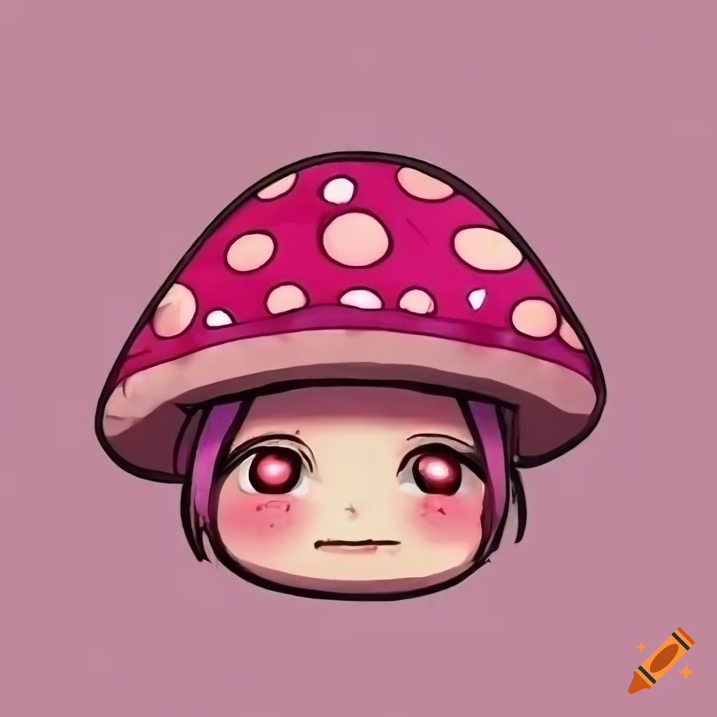 Cute Anime Mushrooms Coloring Page With Cute Eyes Outline Sketch Drawing  Vector, Mushroom Drawing, Anime Drawing, Wing Drawing PNG and Vector with  Transparent Background for Free Download