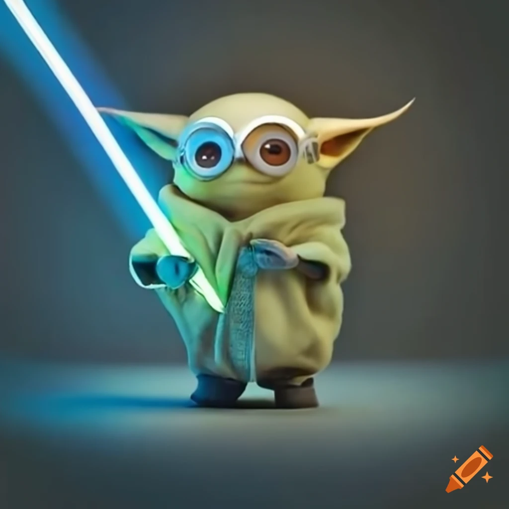 Baby Yoda with Lightsaber posters & prints by drdigitaldesign - Printler