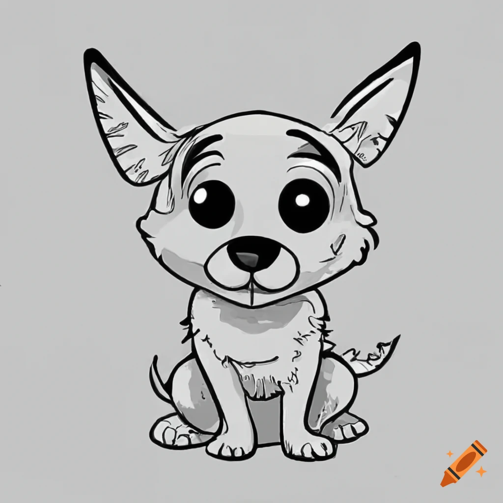 Preschool Easy Dog Drawing and Coloring Page Guide | Mimy.org