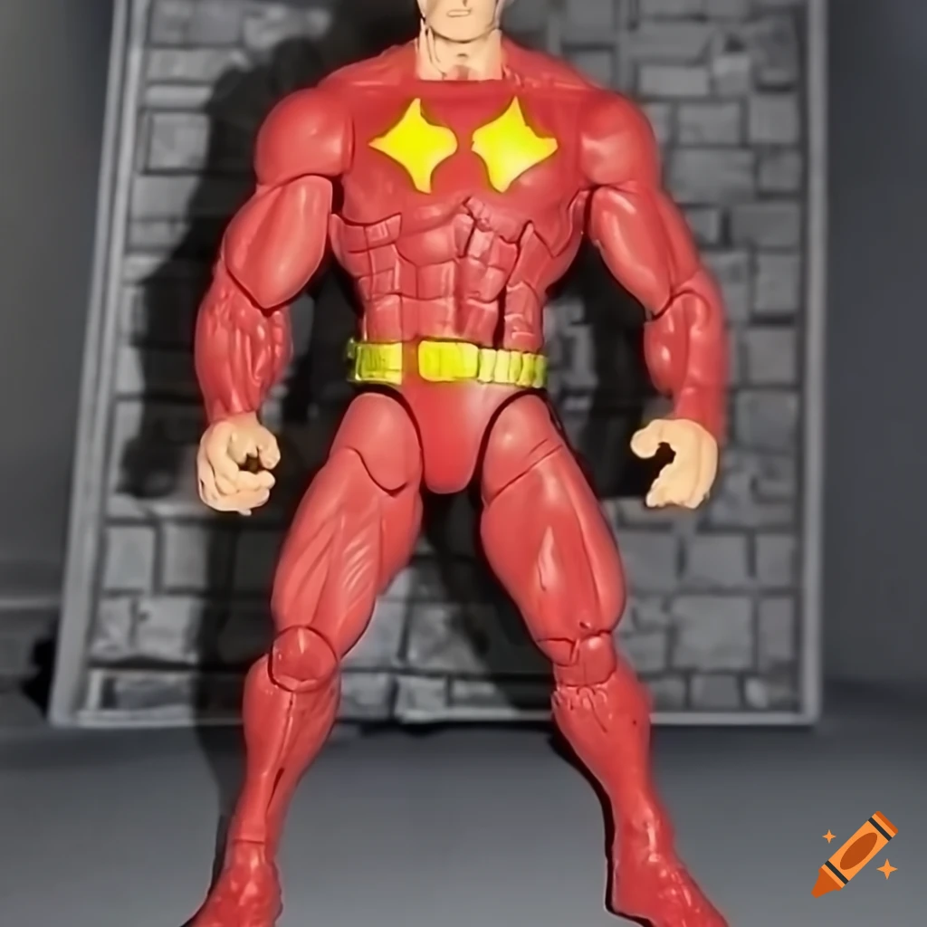 Omni-man action figure from the tv show on Craiyon