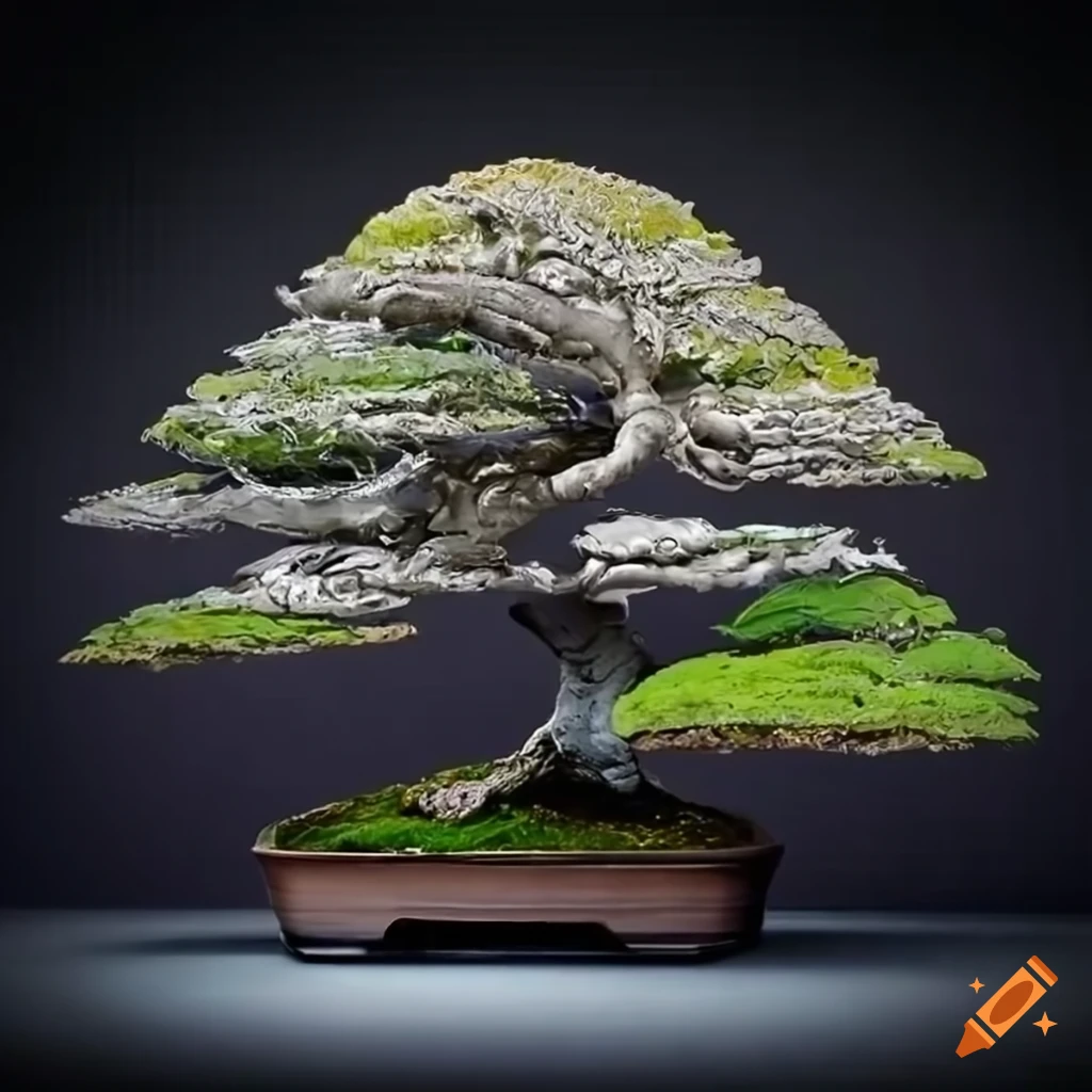 Bonsai stainless steel on Craiyon