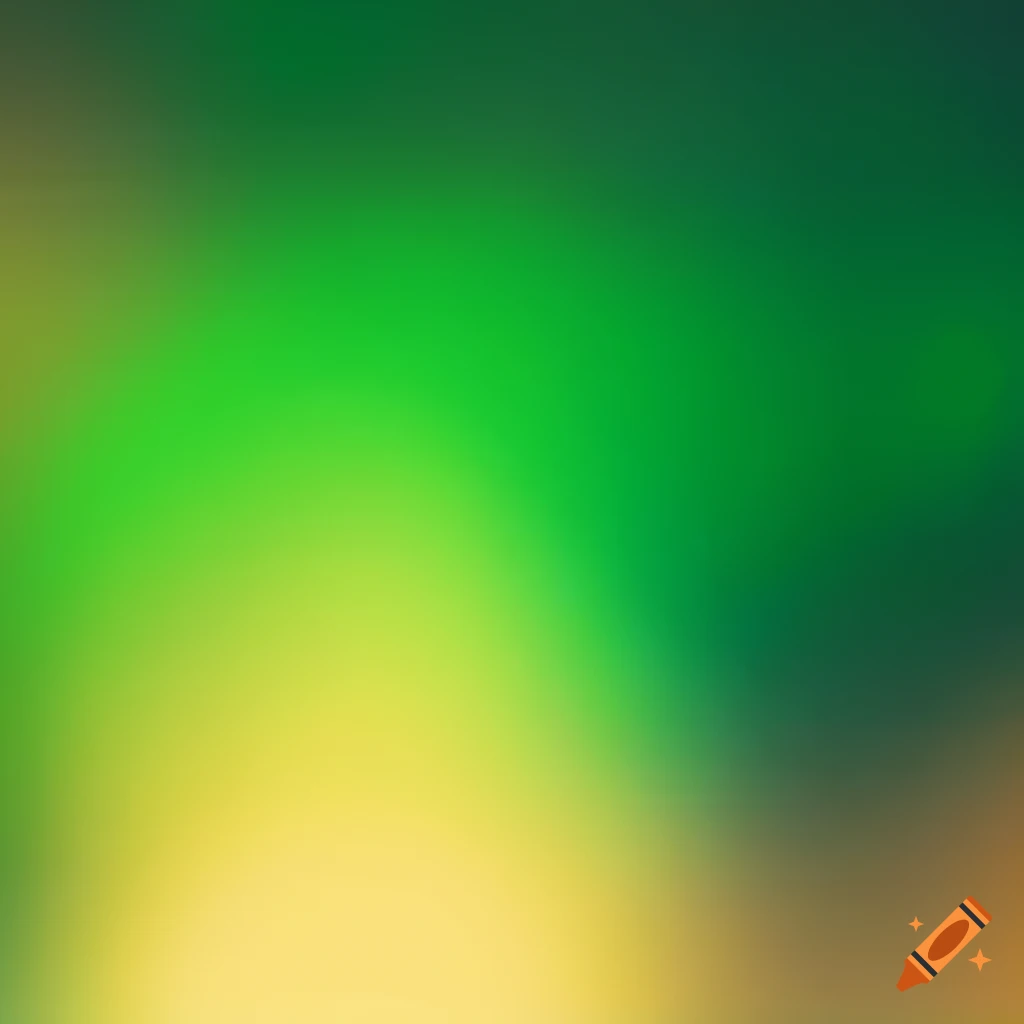 Blurred yellow and green light background scene on Craiyon