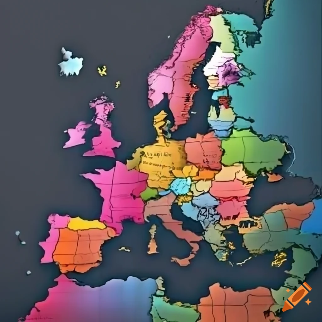 map-of-europe-on-craiyon