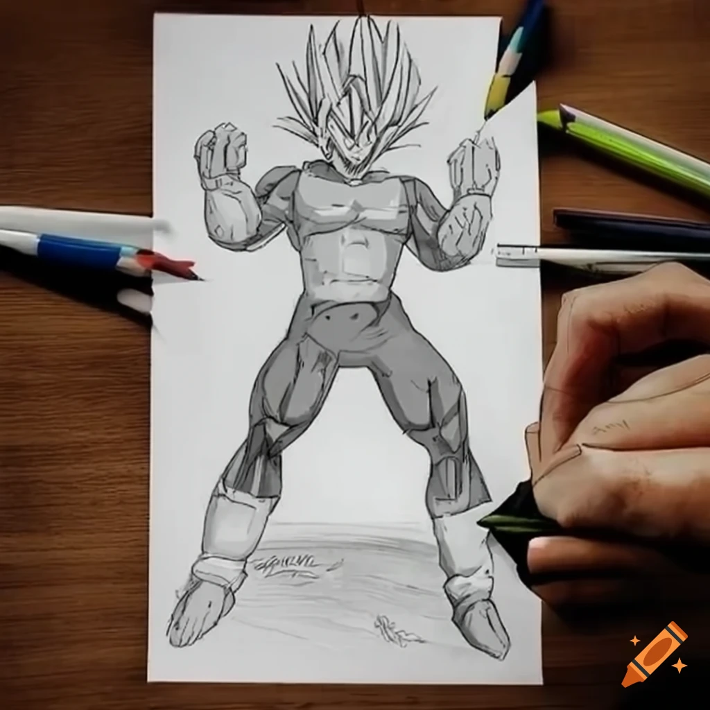 Custom I will draw you as a DBZ character Art Commission | Sketchmob