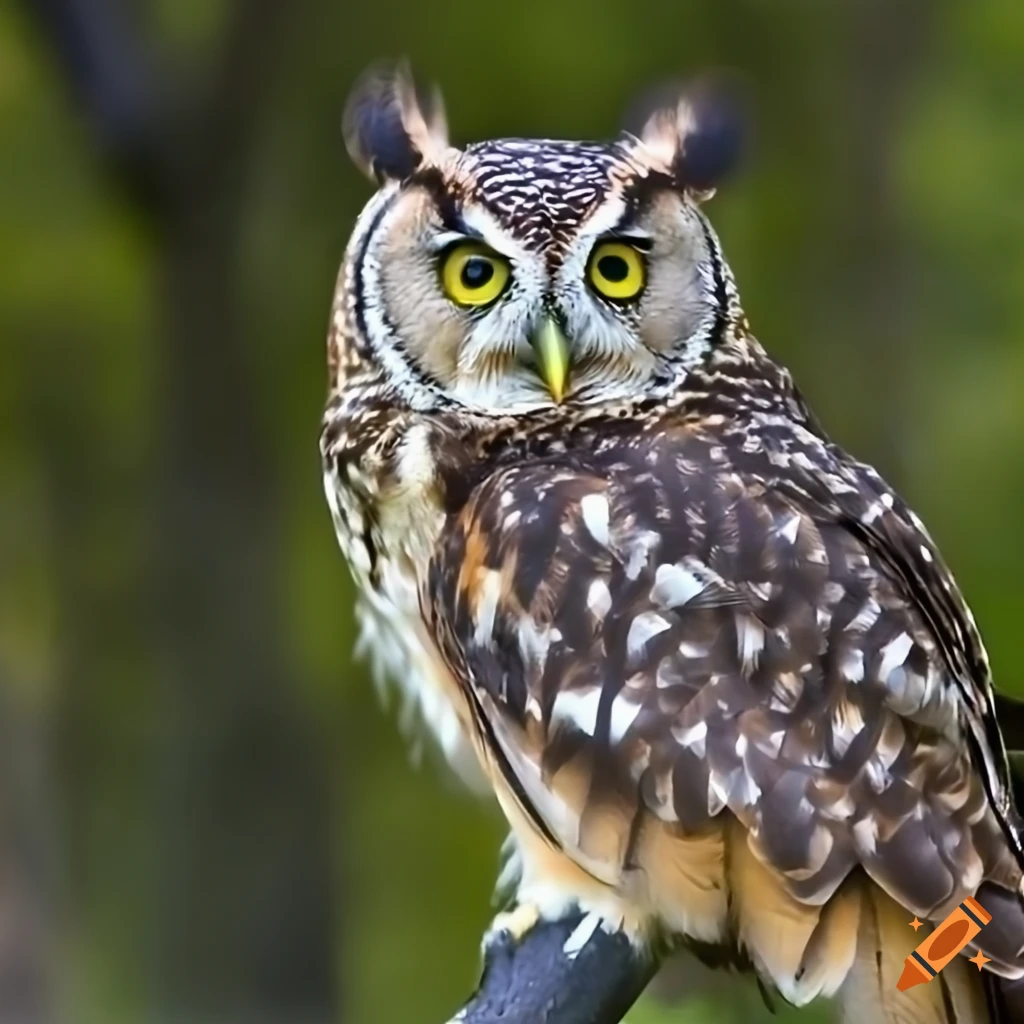 Owl on Craiyon