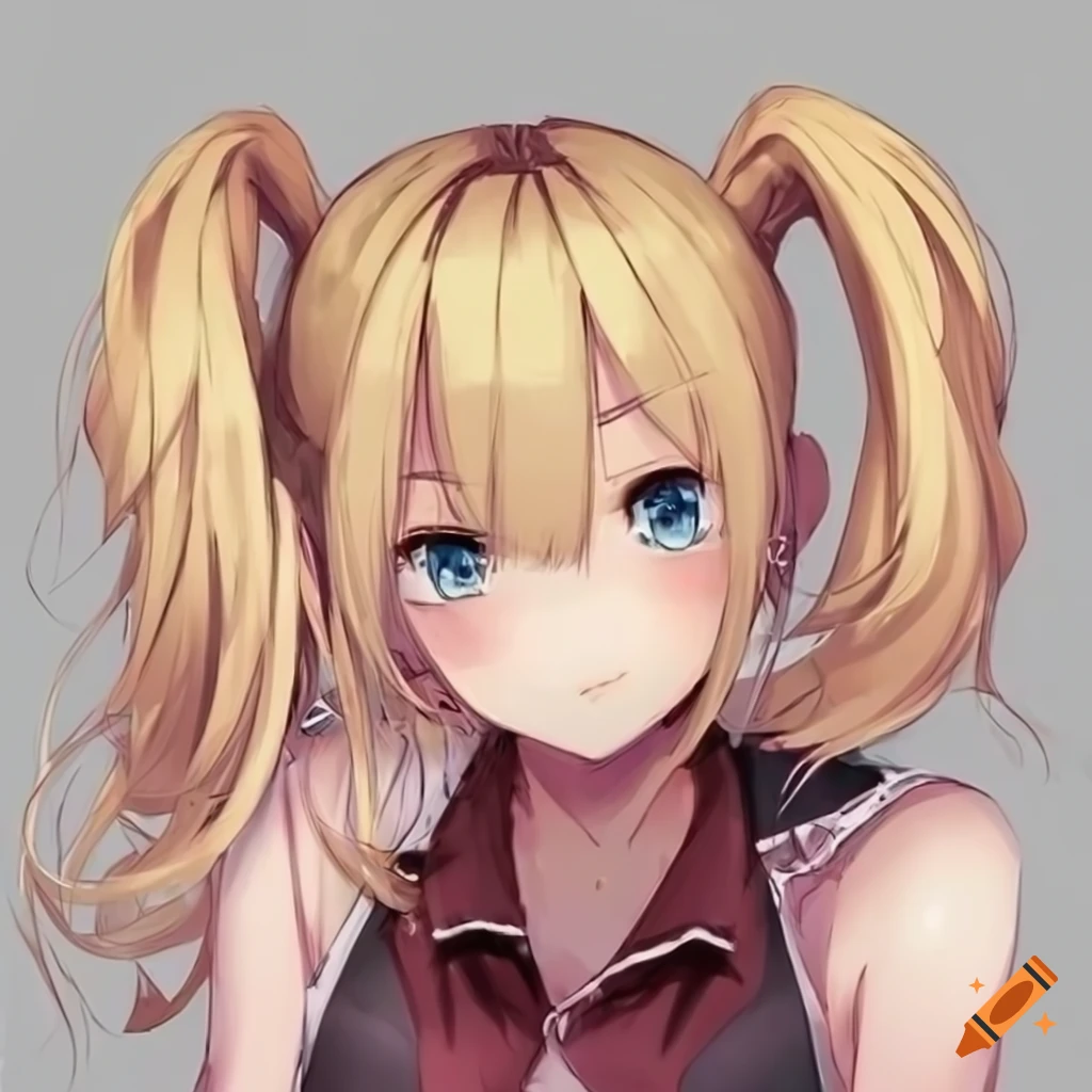 anime girl with pigtail｜TikTok Search