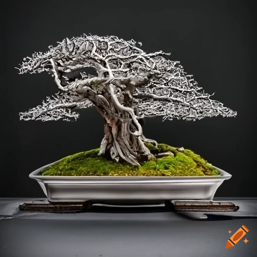 Bonsai stainless steel on Craiyon