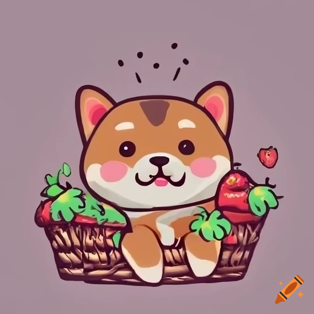 Cute Strawberry / Heart / Shiba Inu Bra Set YV40256