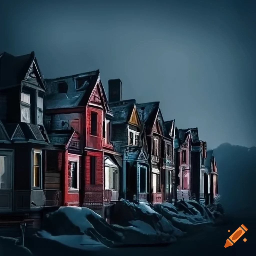 architectural row houses'-style, 🏔️ row of fortresses, stunning  focal-depth, masterful composition, vibrant ultra-fine details,  extremely-detailed, in high-definition museum display quality, sharply  defined-features, in-focus, 🎂light, strong