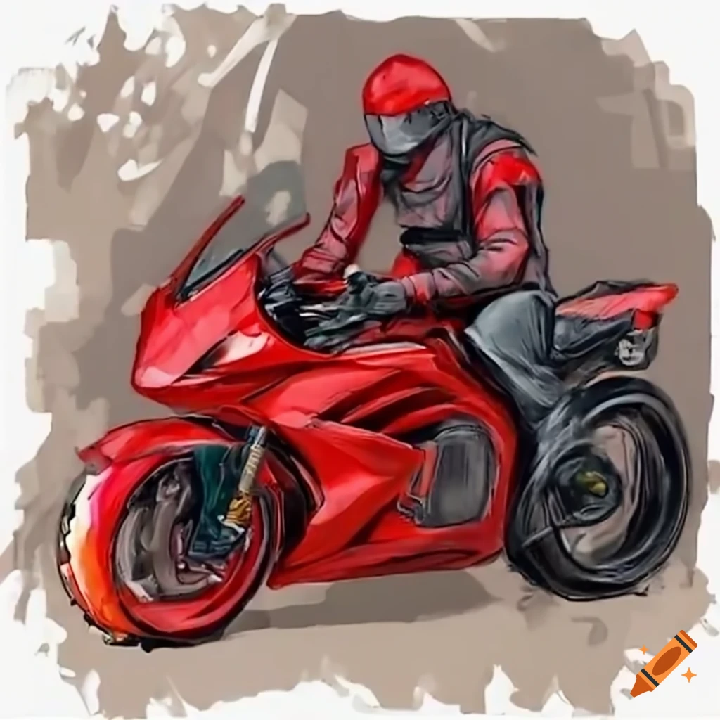 Kawasaki Ninja Sports Bike Drawing / How To Draw Kawasaki Sports Motorcycle  - YouTube