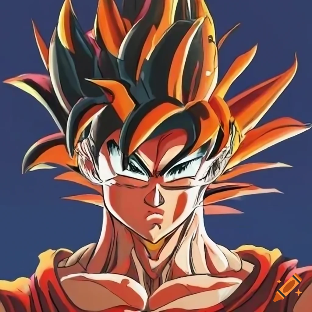 Goku Super Saiyajin God, Desenho