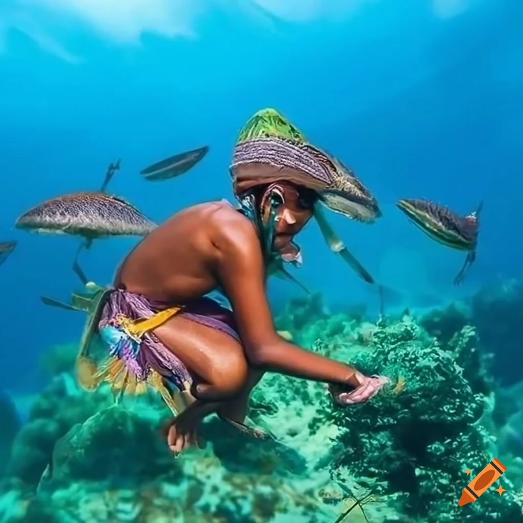 Bajau Rituals Tribe ocean bajau on Craiyon