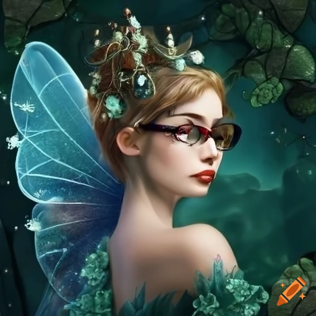 Fairy with glasses