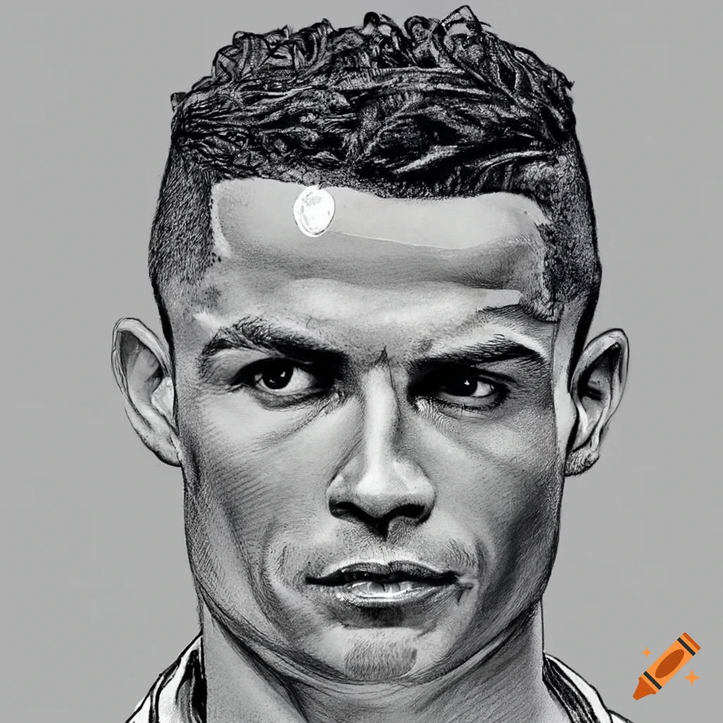 How To Draw Ronaldo | Drawing Tutorial For Beginners step by step - YouTube
