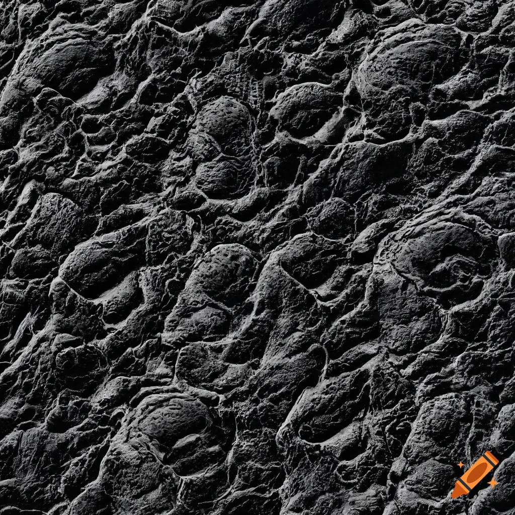 Black and white lava pattern texture on Craiyon
