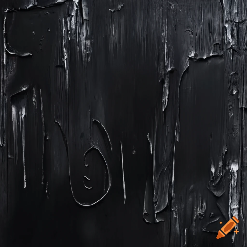Black Oil Painting Background