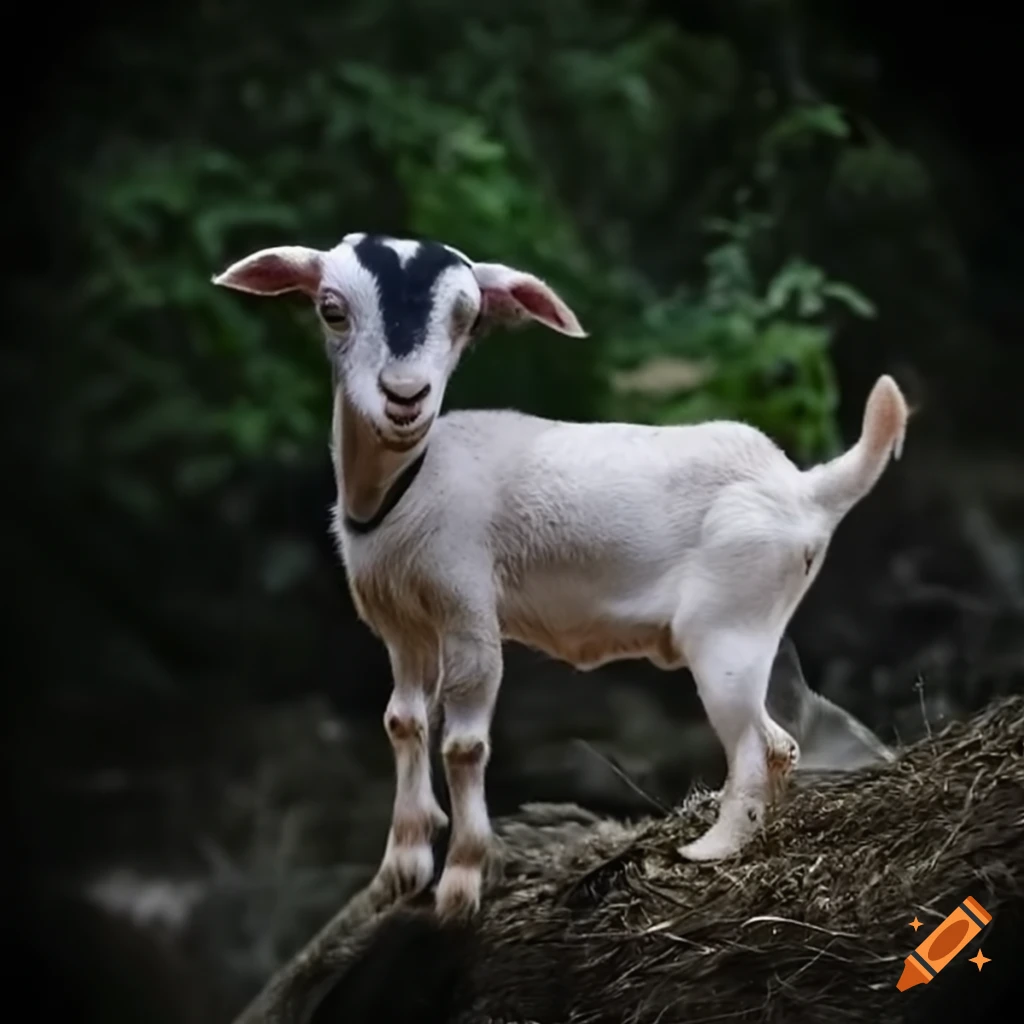 An image example of goats breeding on Craiyon