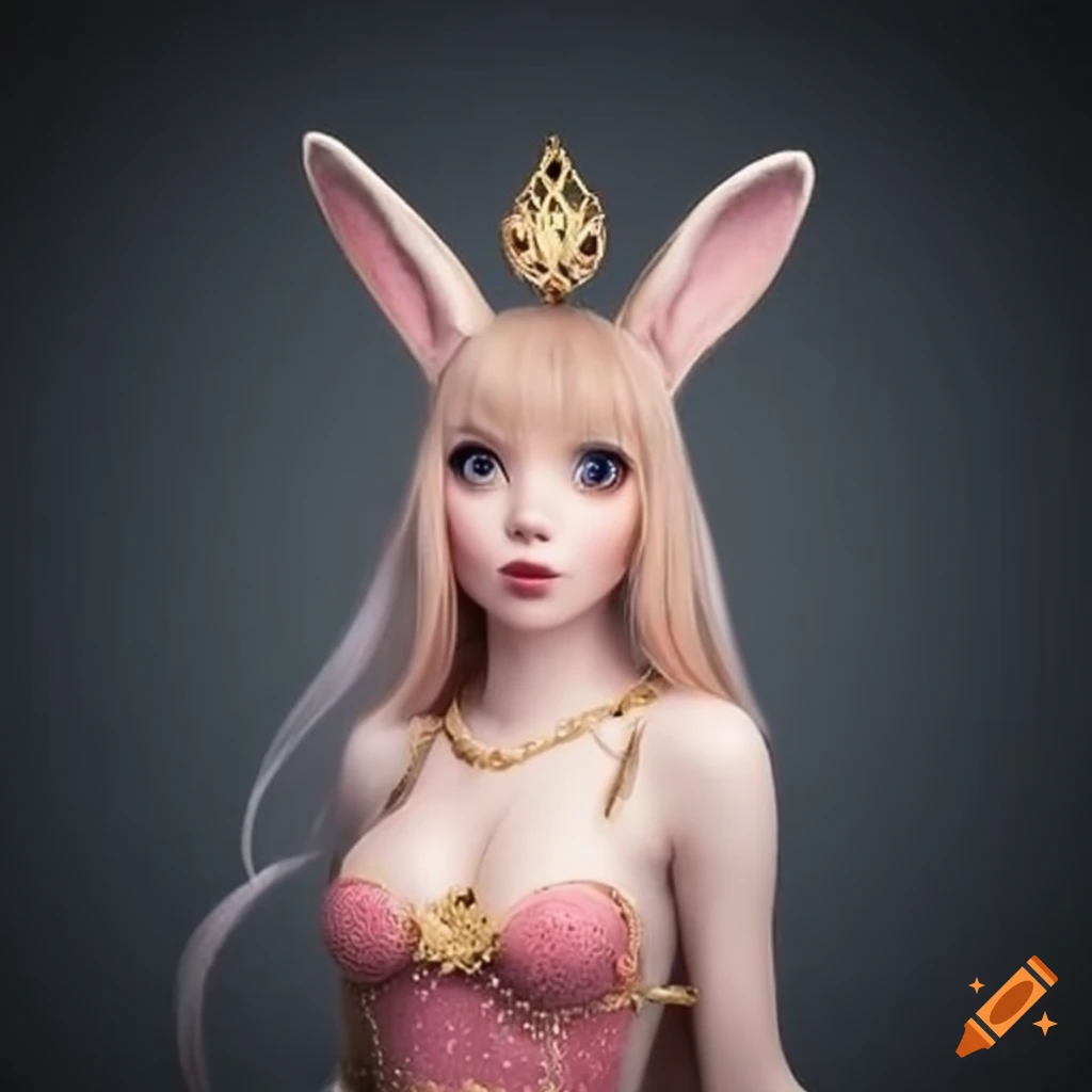 Rabbit princess on Craiyon