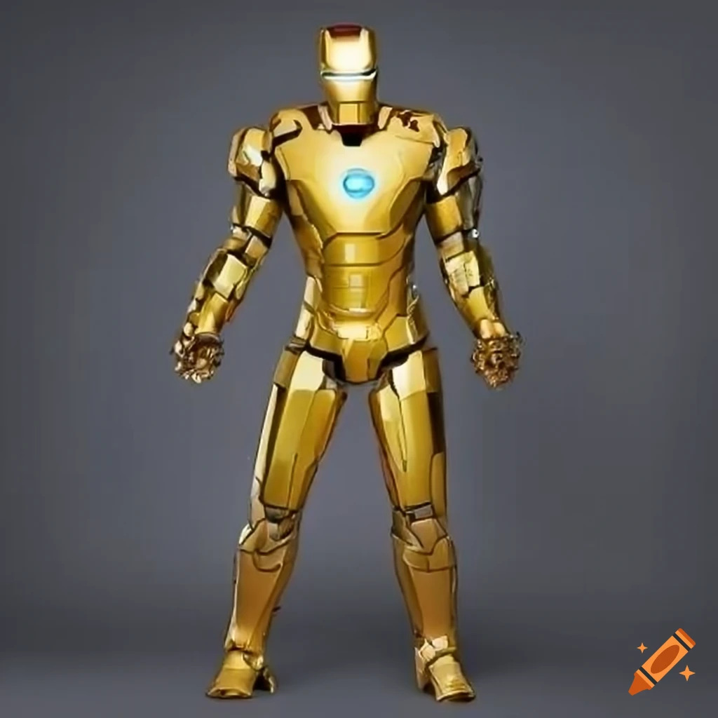 Hot Toys QS024 Iron Man – Iron Man Mark III (Golden Color Version) 1/4 –  Pop Collectibles