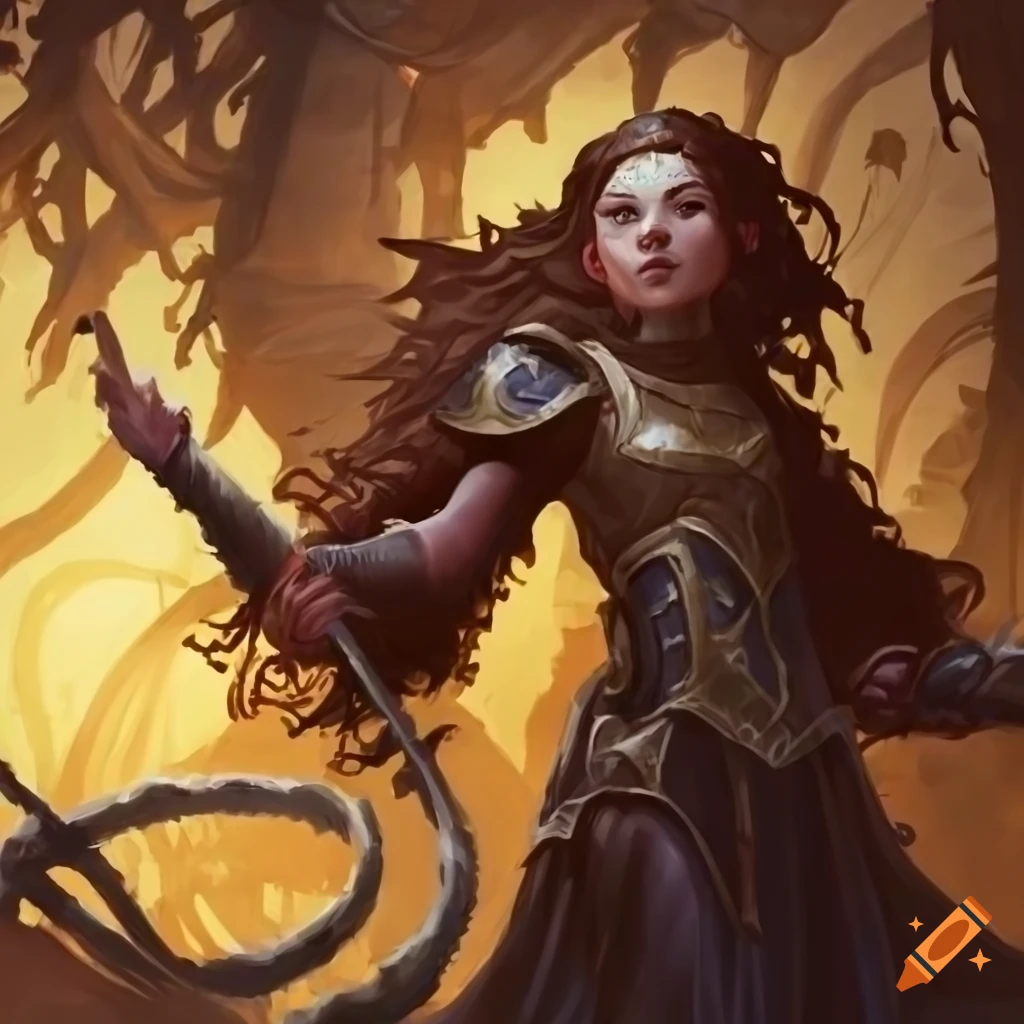 Gisa from magic the gathering on Craiyon