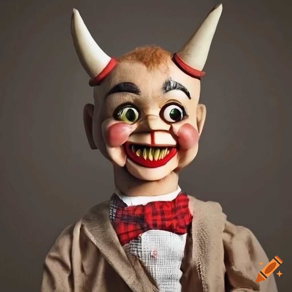 Ventriloquist vintage puppet devil
