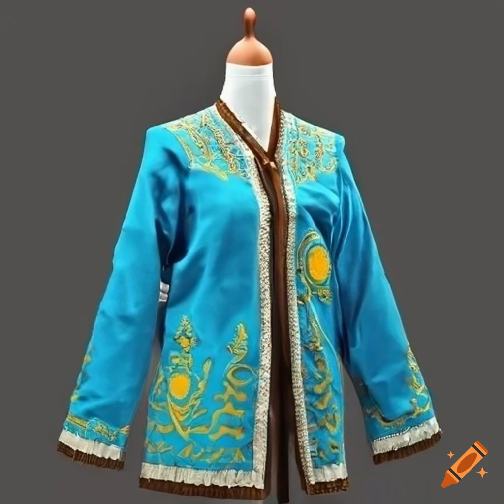 Jacket with kazakh culture