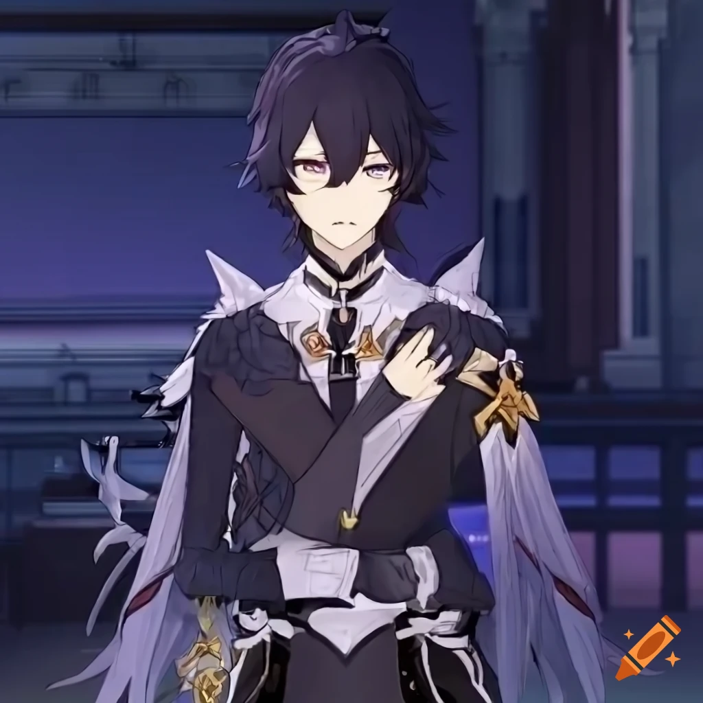 Honkai star rail, male on Craiyon