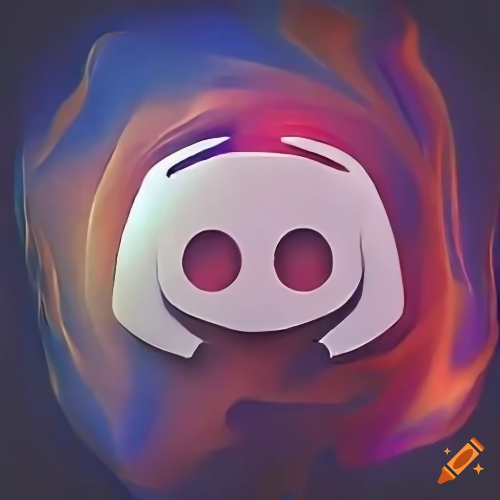 Among Us Discord Logo with the Among Us Background - Discord Pfp