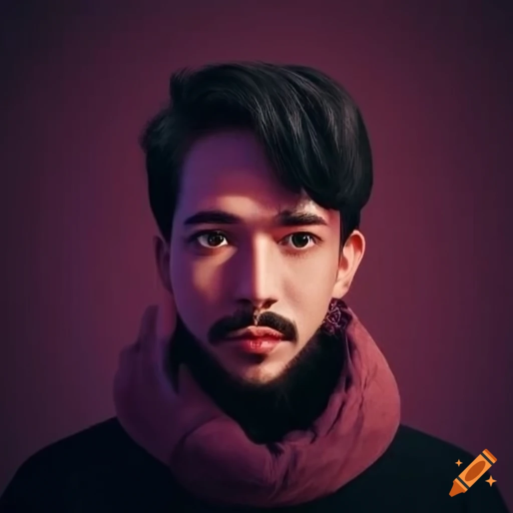 Professional profile picture for fiverr on craiyon