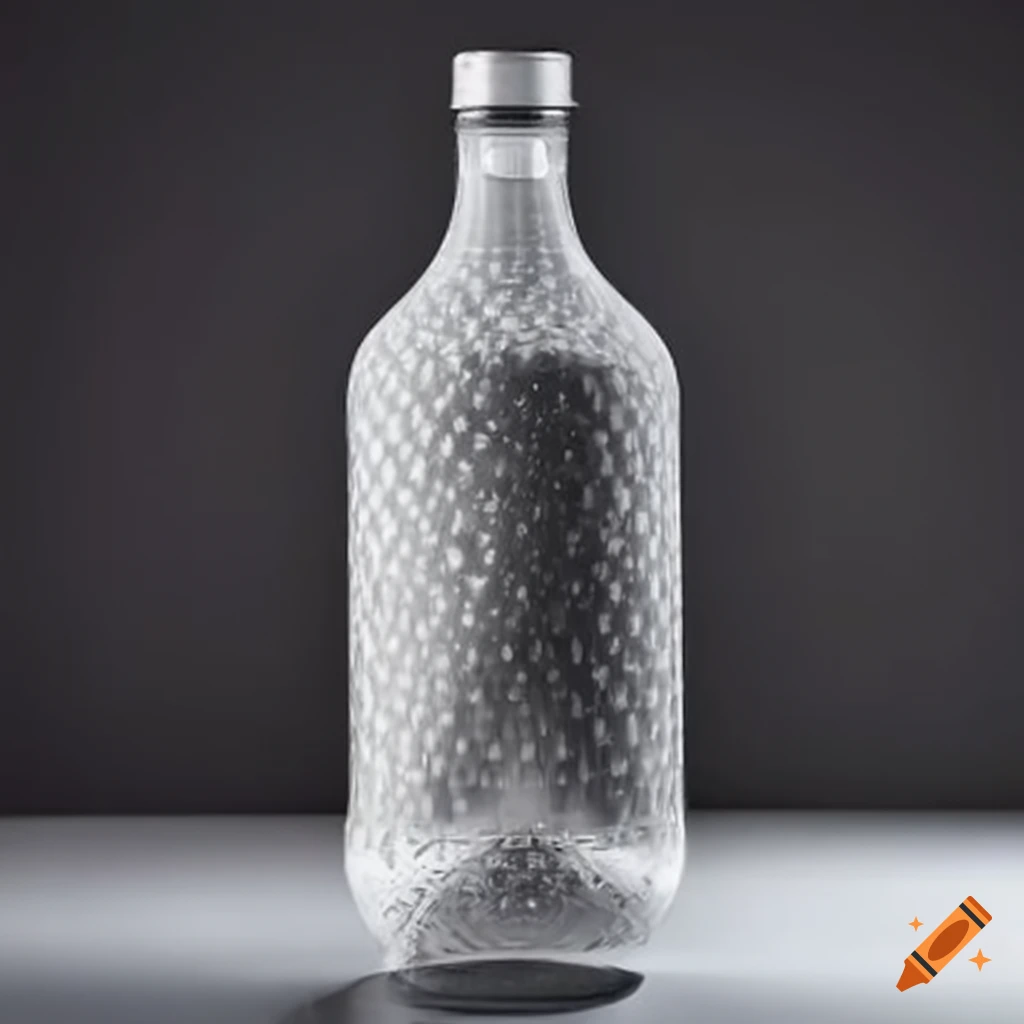 A unique carbonated drink bottle shaped like a spinner