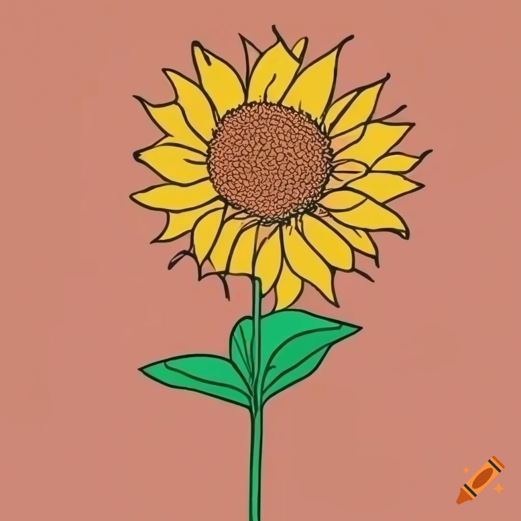 Download Sunflowers On A White Background Wallpaper | Wallpapers.com