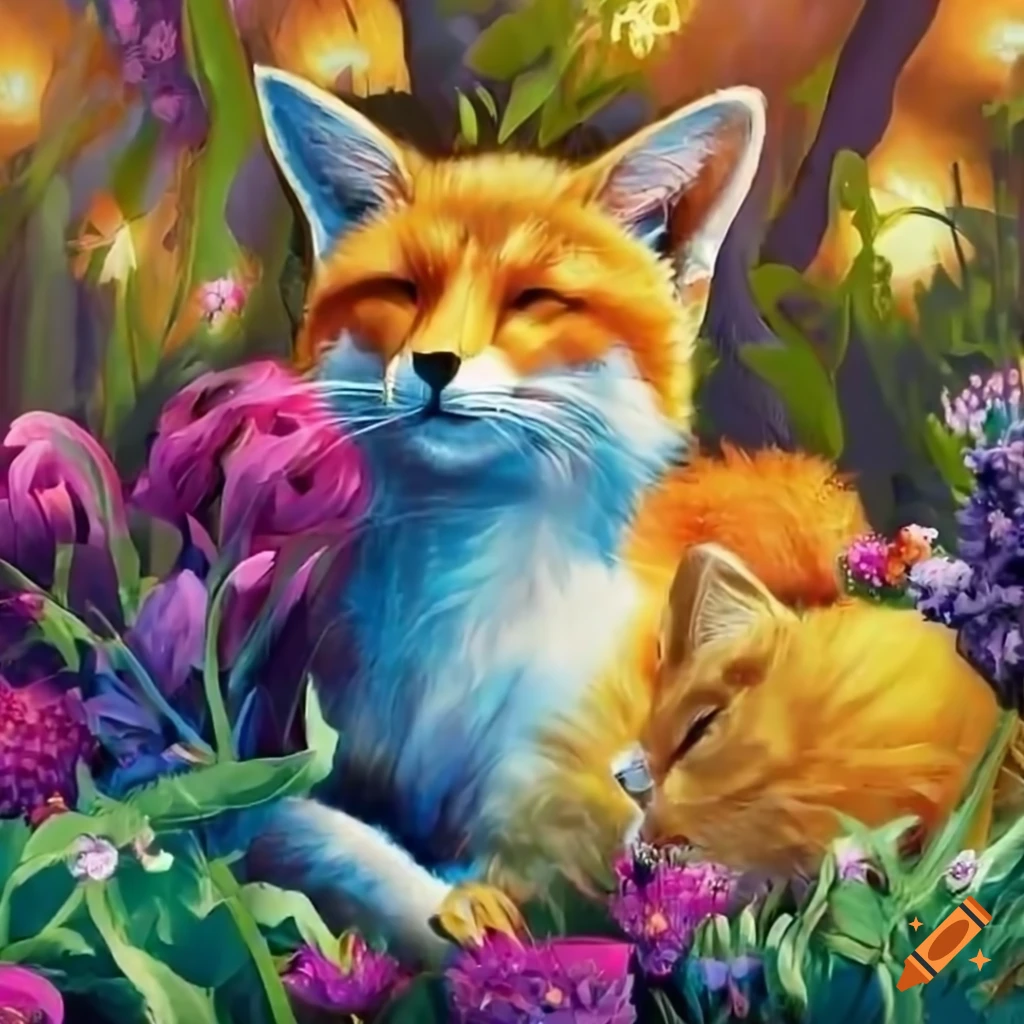 Sleepy Arctic Fox - Diamond Paintings 