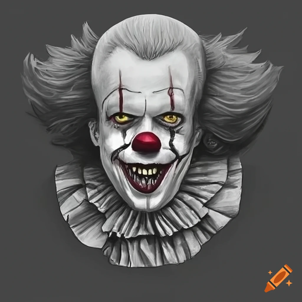 Scary clown pennywise