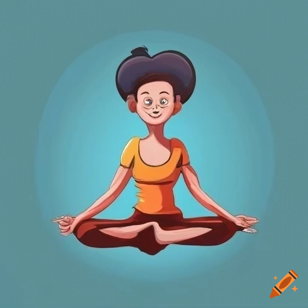 Indian girl is doing anjaneyasana pose yoga pose