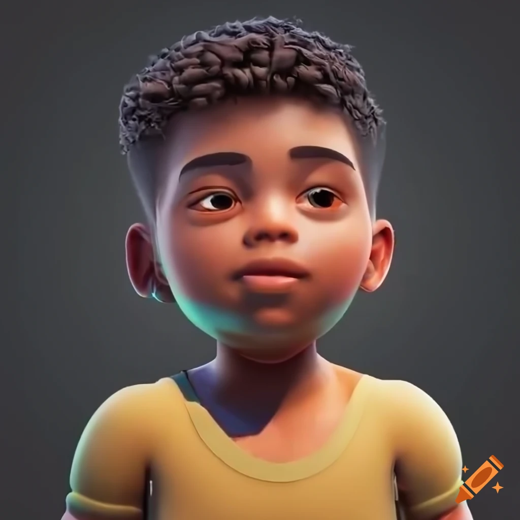 Pltn style, Crypto boy, cute big circular reflective eyes, Pixar render,  unreal engine cinematic smooth, intricate detail brown-skinned boy,  crossing street, sitting on a skateboard three metallic wheels, realistic  3d, 8k resolution,