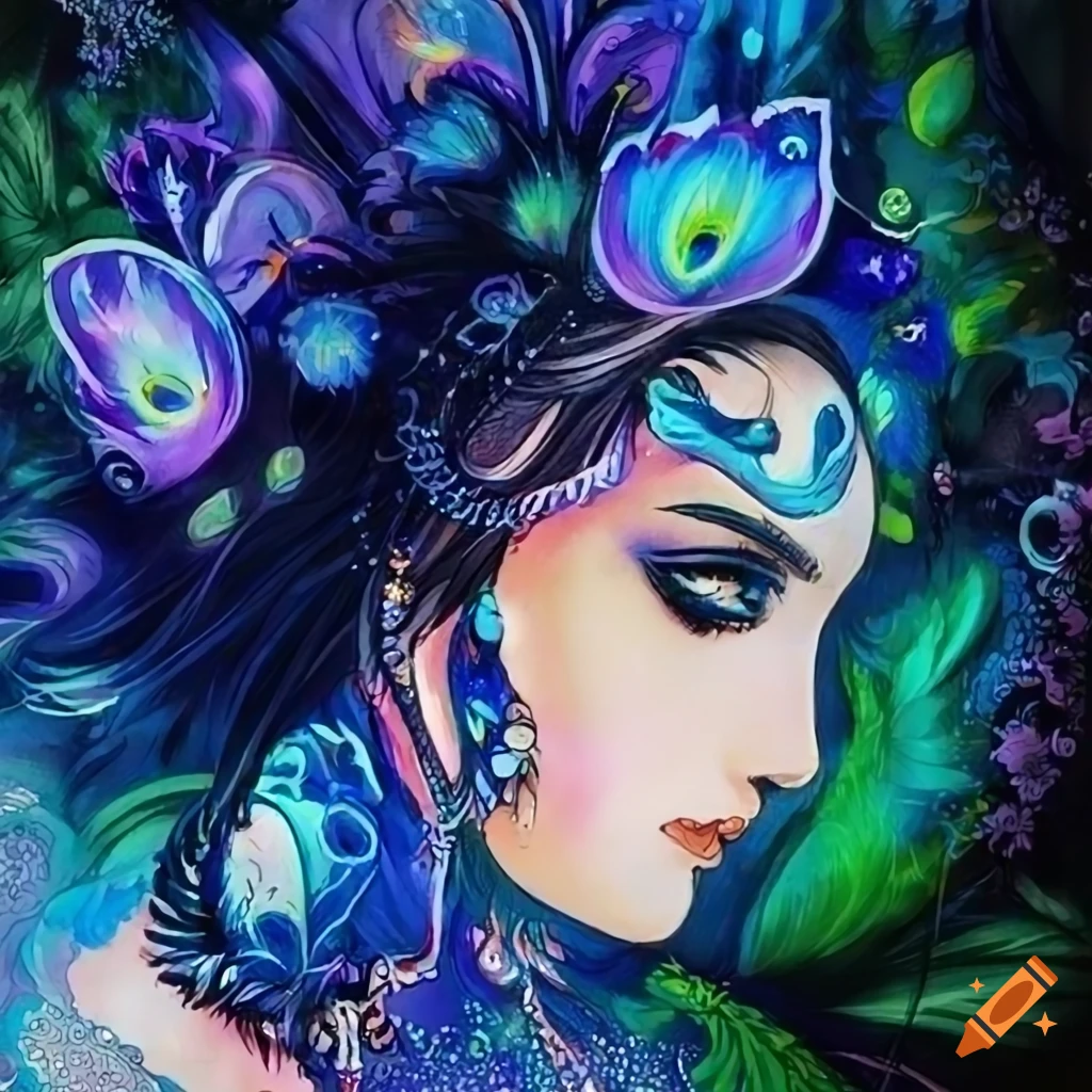 The Peacock Princess by Saibraeus on DeviantArt