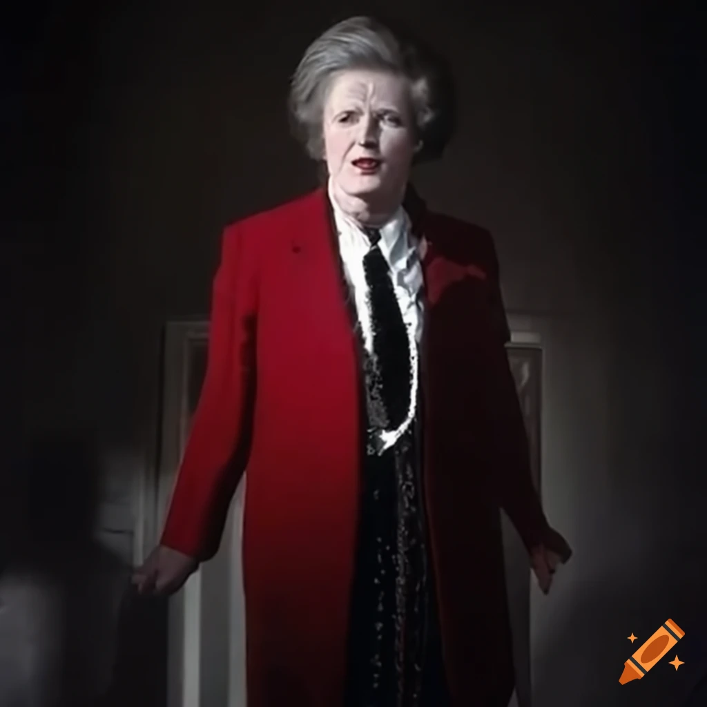 margaret thatcher red dress Margaret Thatcher's House of Lords robe smeared with LIPSTICK fetches 84,000 at auction