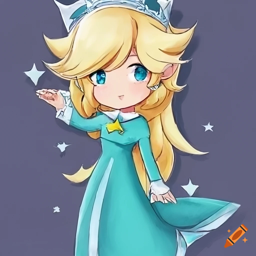 Princess Rosalina from Mario Galaxy || very anime, | Stable Diffusion