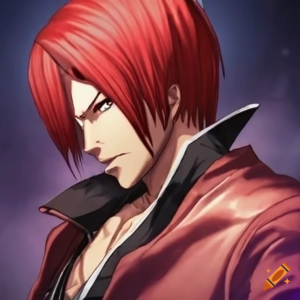 Iori yagami king of fighters character with yu yu hakusho trait