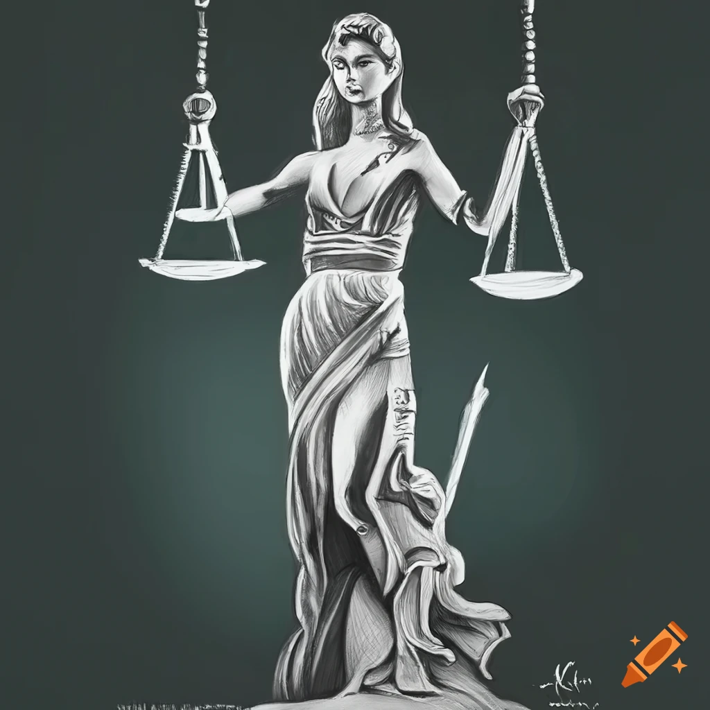 international justice day drawing|International justice day 2021 theme|lady  justice drawing easy। - YouTube