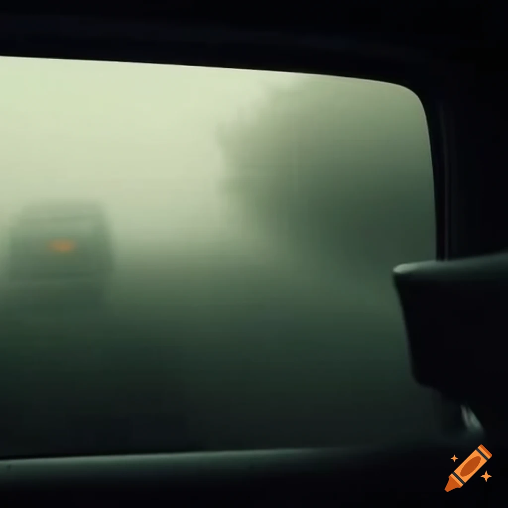 Foggy glass in the car on Craiyon