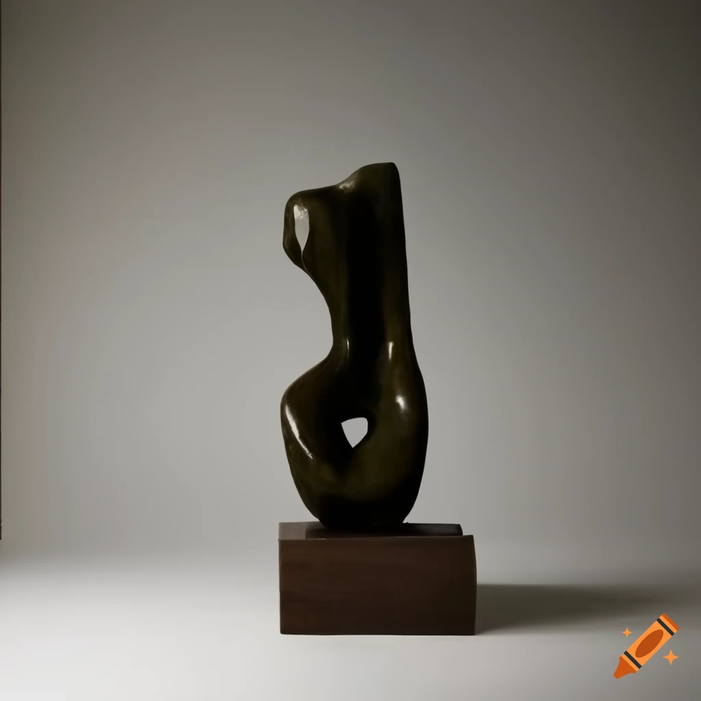 Abstract sculpture henry moore on Craiyon