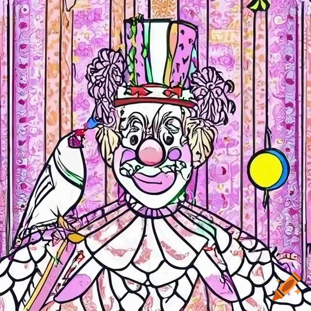 clown joker avatar circus entertainment - outline icon 14352979 Vector Art  at Vecteezy