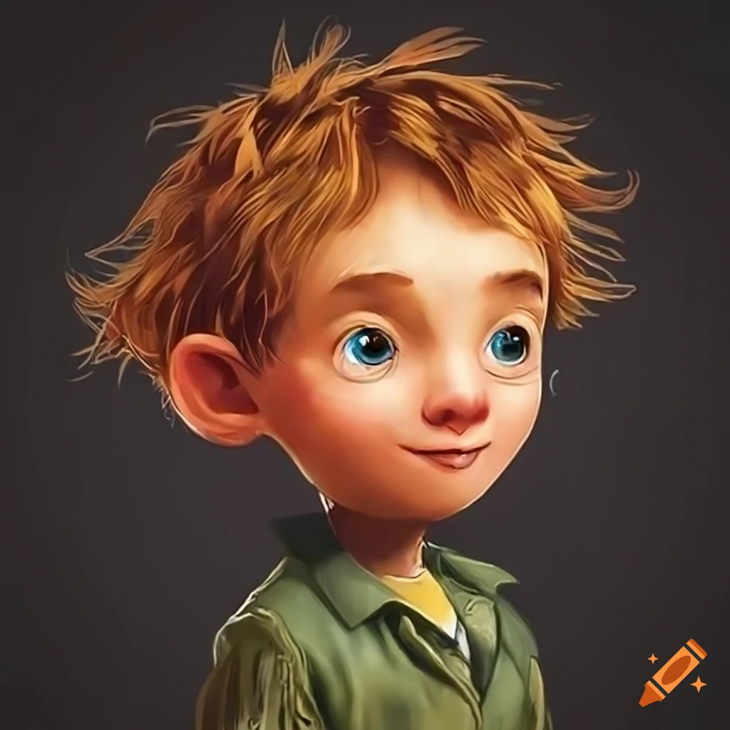 Introduction to the main character, timmy, a curious and brave little explorer, storybook