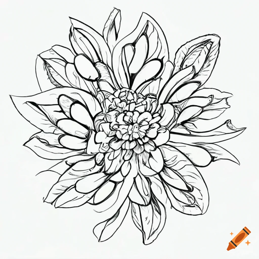 Simple and Easy Flower Drawings