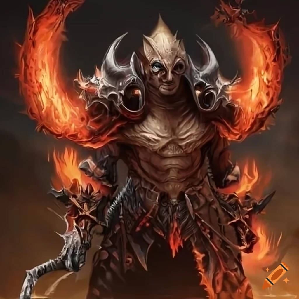Diablo III Lord of Terror Deluxe - Figura de acción de 9 pulgadas