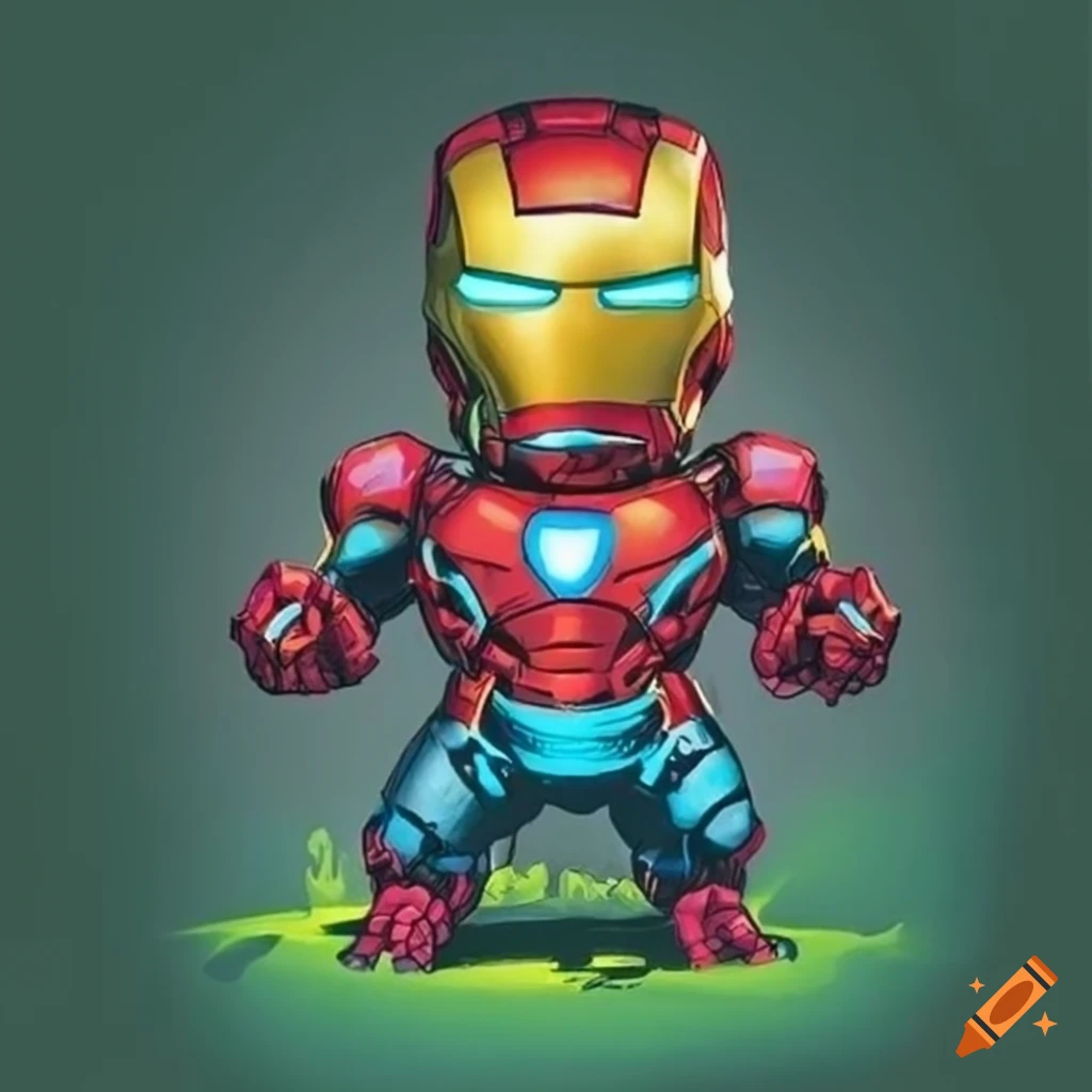 Draw your favorite hero with these cute chibi iron man tutorials